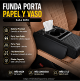 Funda Porta Papel y Vaso para Auto