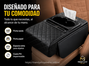 Funda Porta Papel y Vaso para Auto