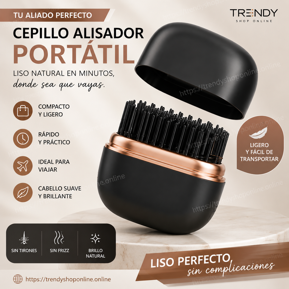 CEPILLO ANTIFRIZZ ALISADOR PORTATIL